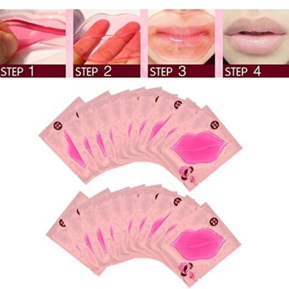 10 pack Pink Collagen Crystal Lip Masks - Picture 2 of 6
